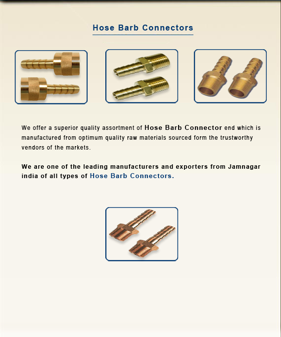 Hose Barb Connectors